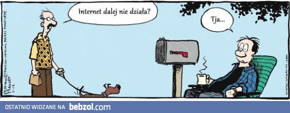 Objawy braku internetu