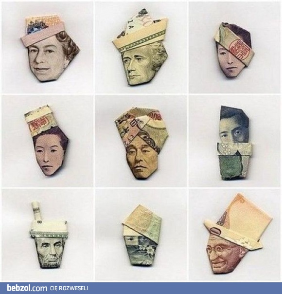 Banknotowe origami