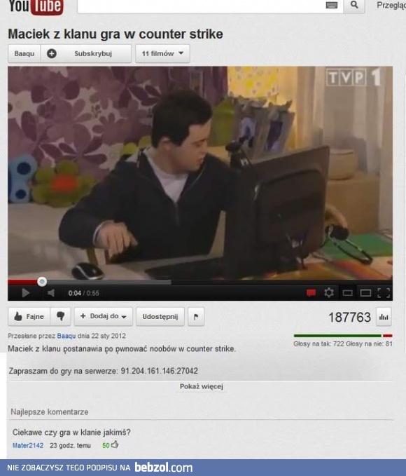 Maciek z najlepszego Klanu