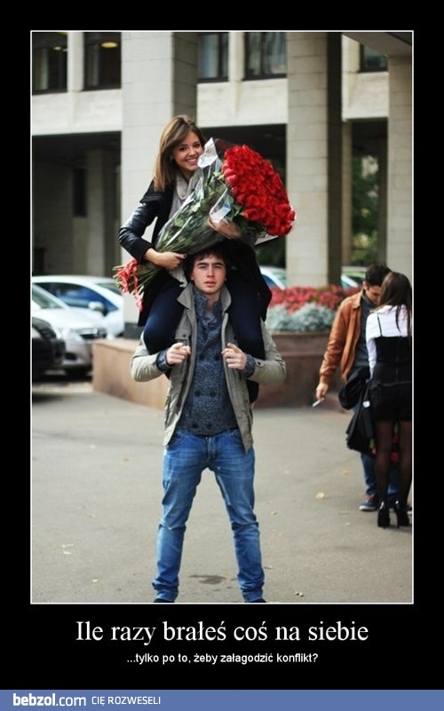 Ile razy brałeś coś na siebie