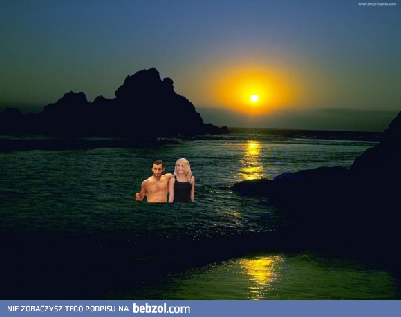 takie tam nad jeziorem. ♥ — z Mamed Khalidov w jezioro.