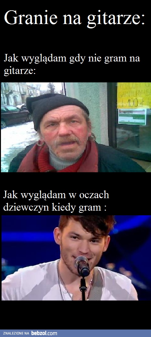 Kiedy gram na gitarze