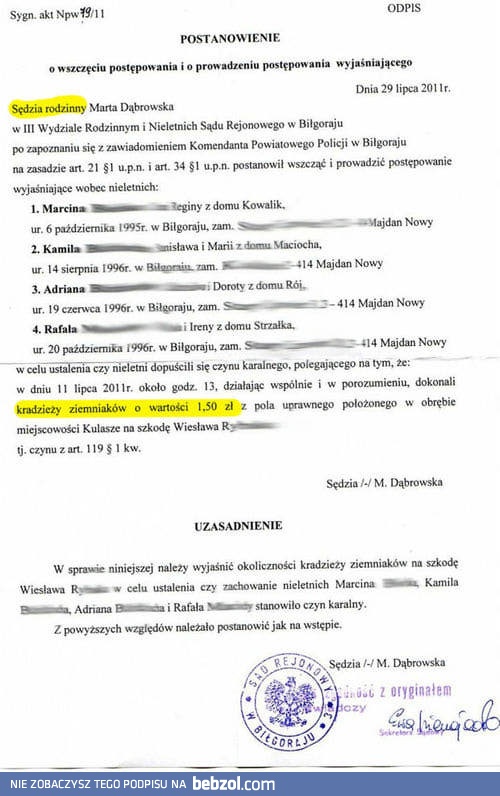 Postępowanie wobec nieletnich przestępców