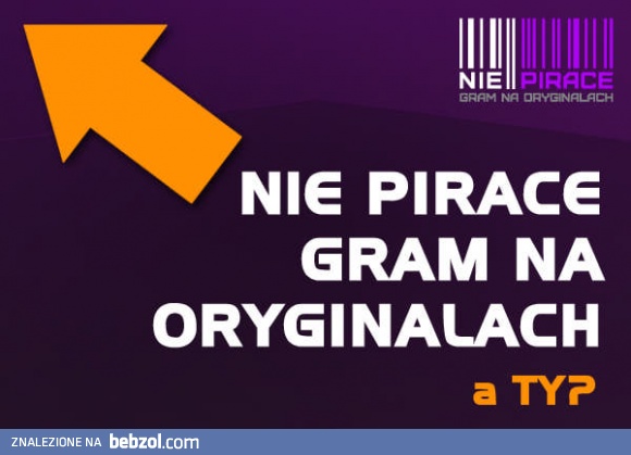 Nie piracę!