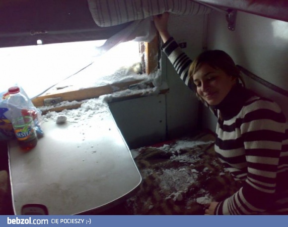 Orzeźwiająca podróż pociągiem