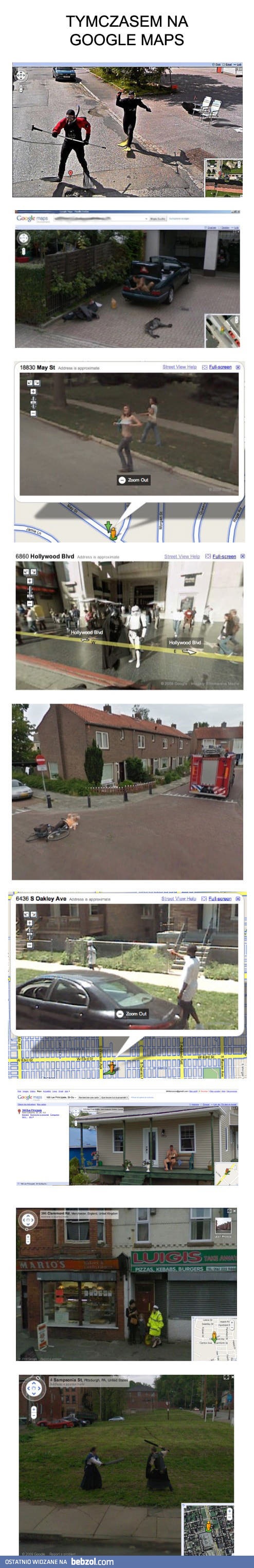 Tymczasem na Google Street View