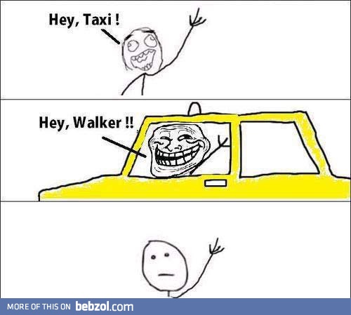 Troll taxi
