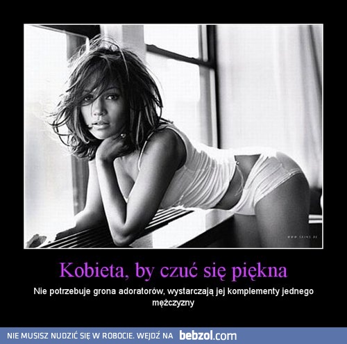 Kobieta, by czuć się piękna