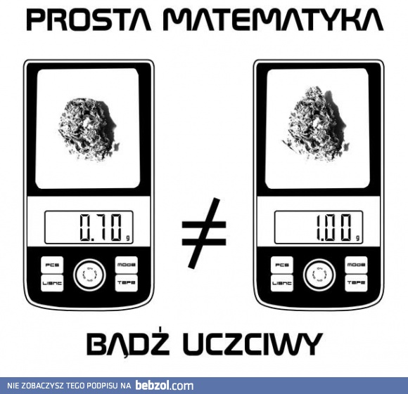 Bądź uczciwy!