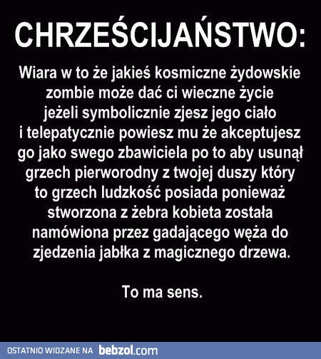 Chrześcijaństwo - to ma sens!