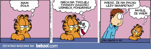 Garfield złapał doła
