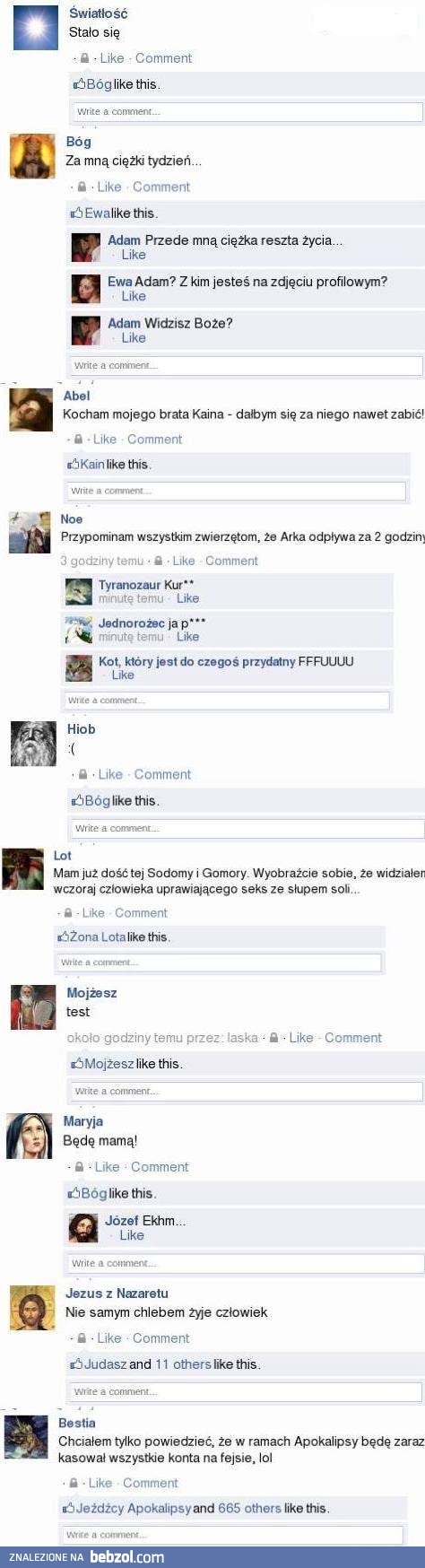 Bóg i inni na Facebooku