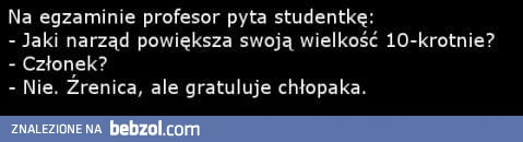 Gratulacje od profesora