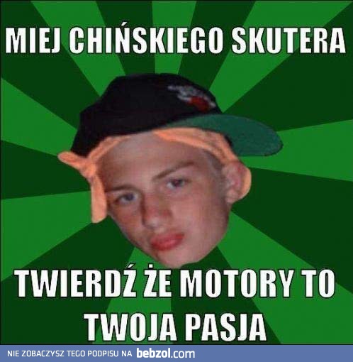 Młodzieńcza pasja do motorów