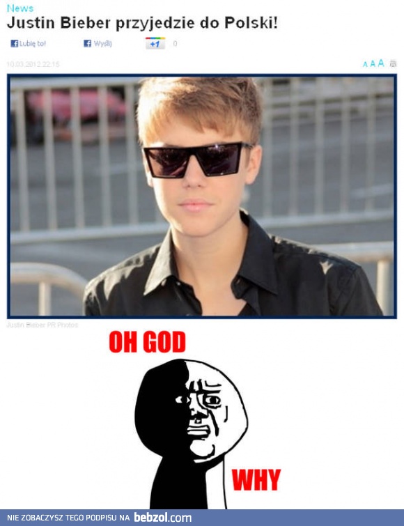 Justin Bieber przyjeżdża