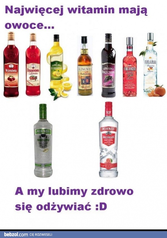 Najwięcej witamin mają owoce