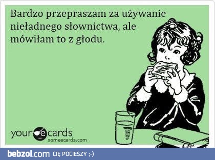 Bardzo przepraszam