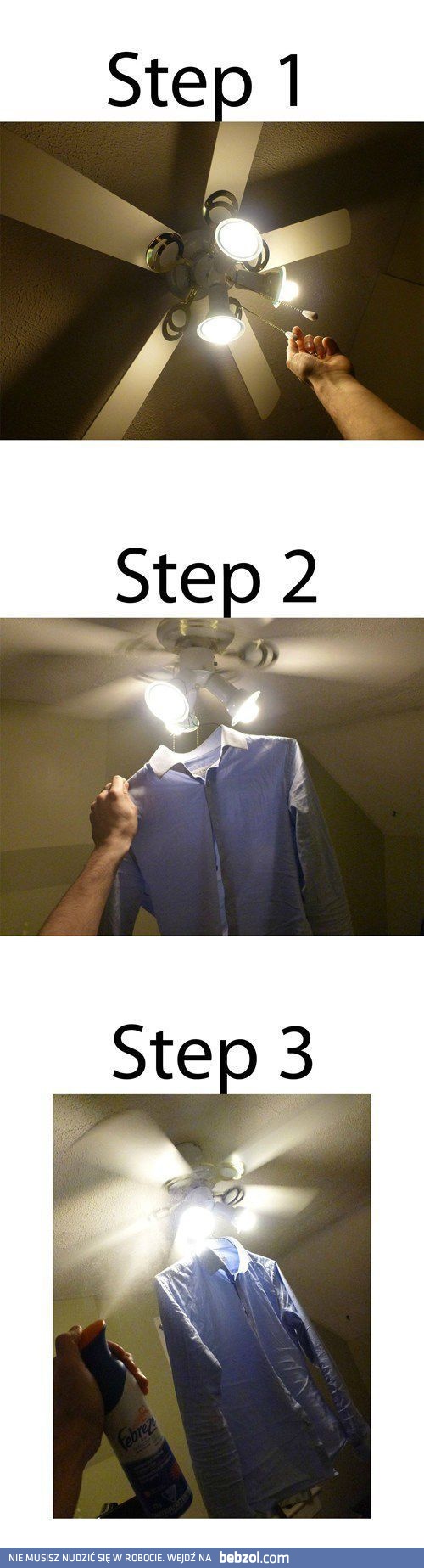 Świeża koszula w 3 krokach