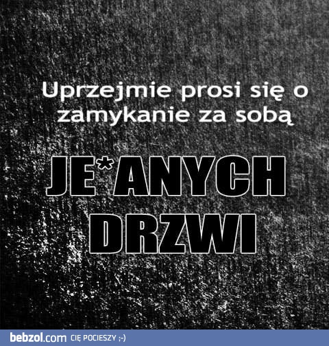 Uprzejma prośba