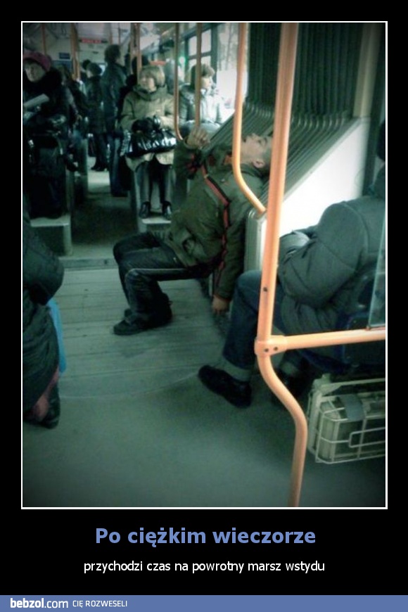 Po ciężkim wieczorze