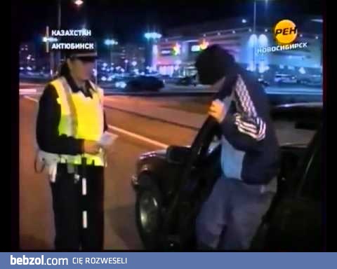 Pijany kierowca z Kazachstanu