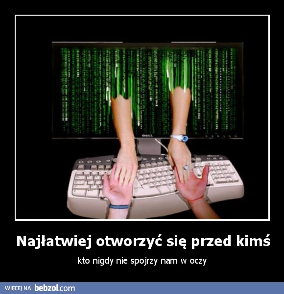 Najłatwiej otworzyć się przed kimś