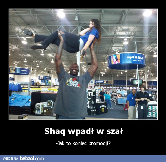 Shaq wpadł w szał