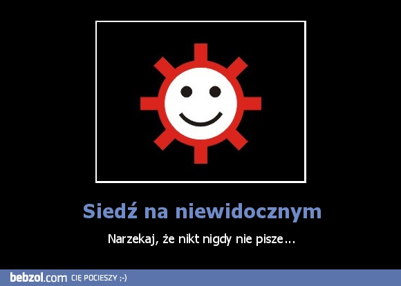 Siedź na niewidocznym