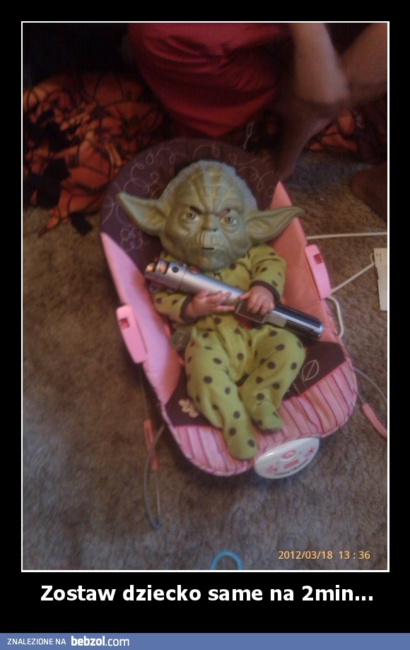 Zostaw dziecko same na 2min...