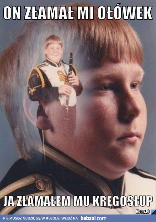 On złamał mi ołówek...