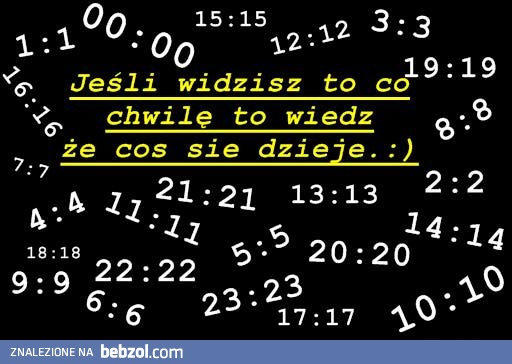 Trafiasz na takie godziny?