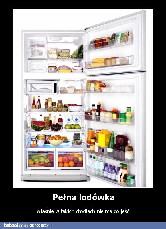 Pełna lodówka