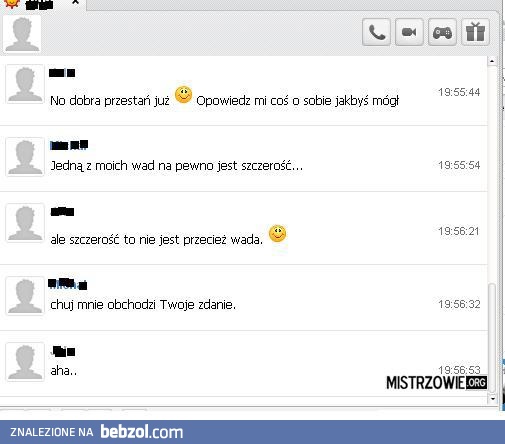 Szczerość to wada czy zaleta?