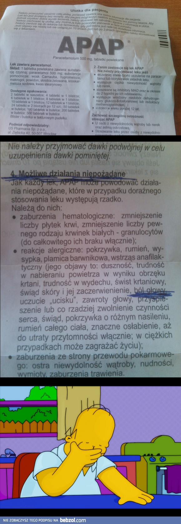 Lek na ból głowy...