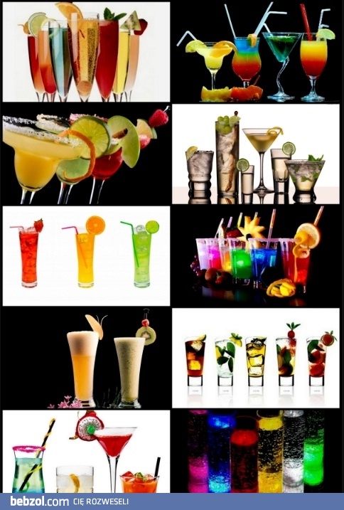 Kolorowe drinki