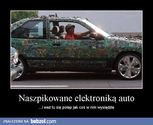 Naszpikowane elektroniką auto