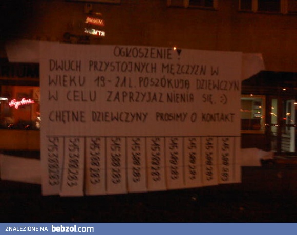 Chyba nie mieli powodzenia...