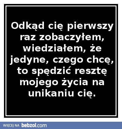 Od pierwszego spojrzenia...
