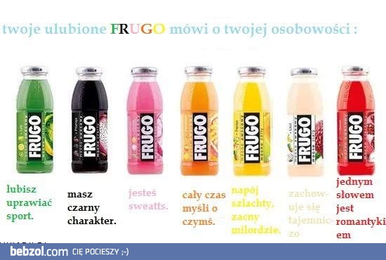 Co frugo mówi o Tobie?