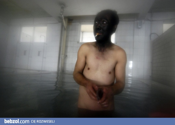 A wyglądał jak murzyn