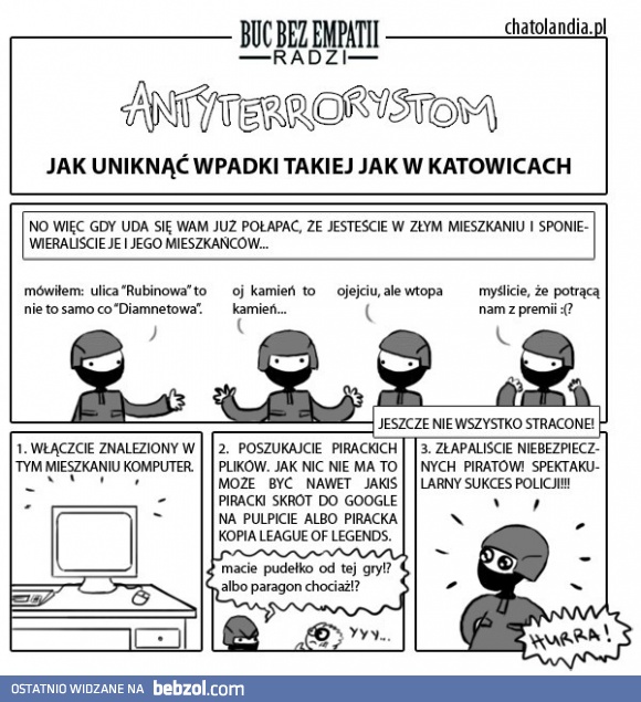 Dobre rady dla antyterrorystów