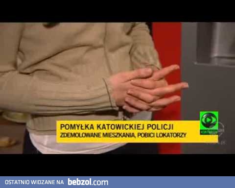 Pomyłka policji...