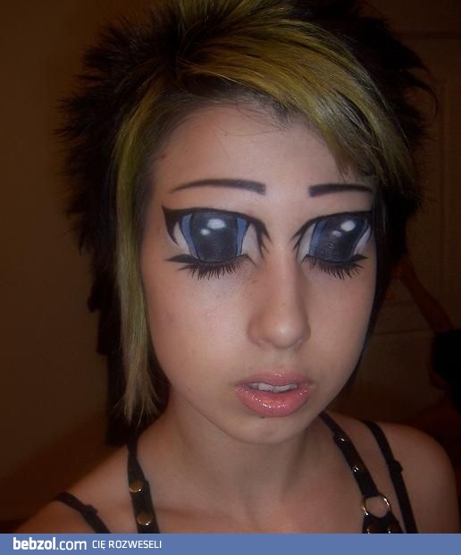 Kreskówkowy makijaż