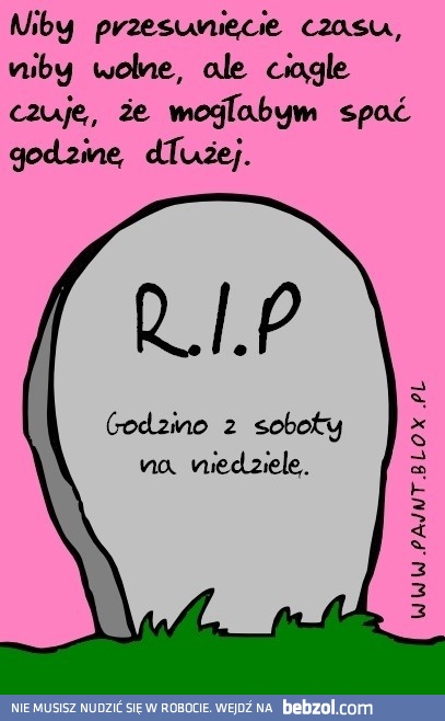 Pożegnajmy ją chwilą ciszy