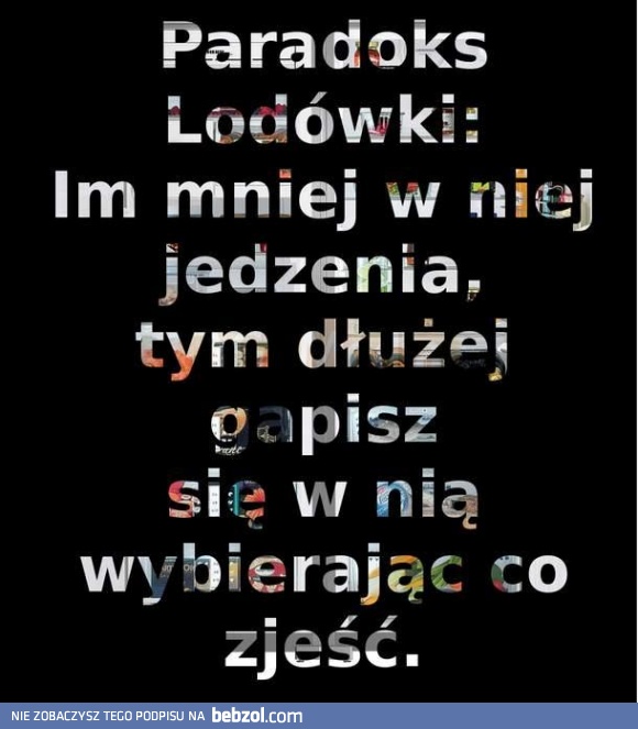 Paradoks lodówki