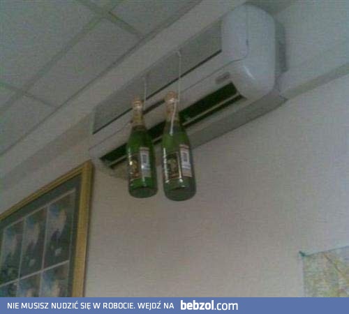 Alkohol już się chłodzi