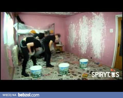 Metalowa ekipa malarska