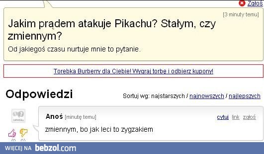 Nurtujące pytanie