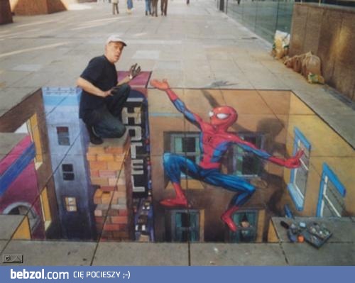 Ze spidermanem -_-