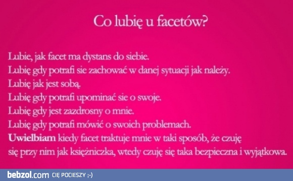 U facetów lubię